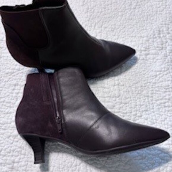 Clarks Kepley Erin Leather Ankle Boots, Brown Suede, Size 9.5M - Picture 5 of 8